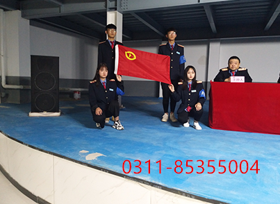 石鐵技校一校區(qū)學生會誓師大會 學校新聞